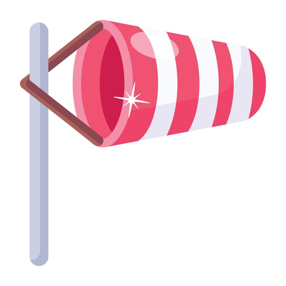 A windsock flat icon download vector