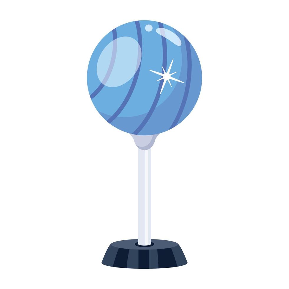 A sports trophy flat icon design vector