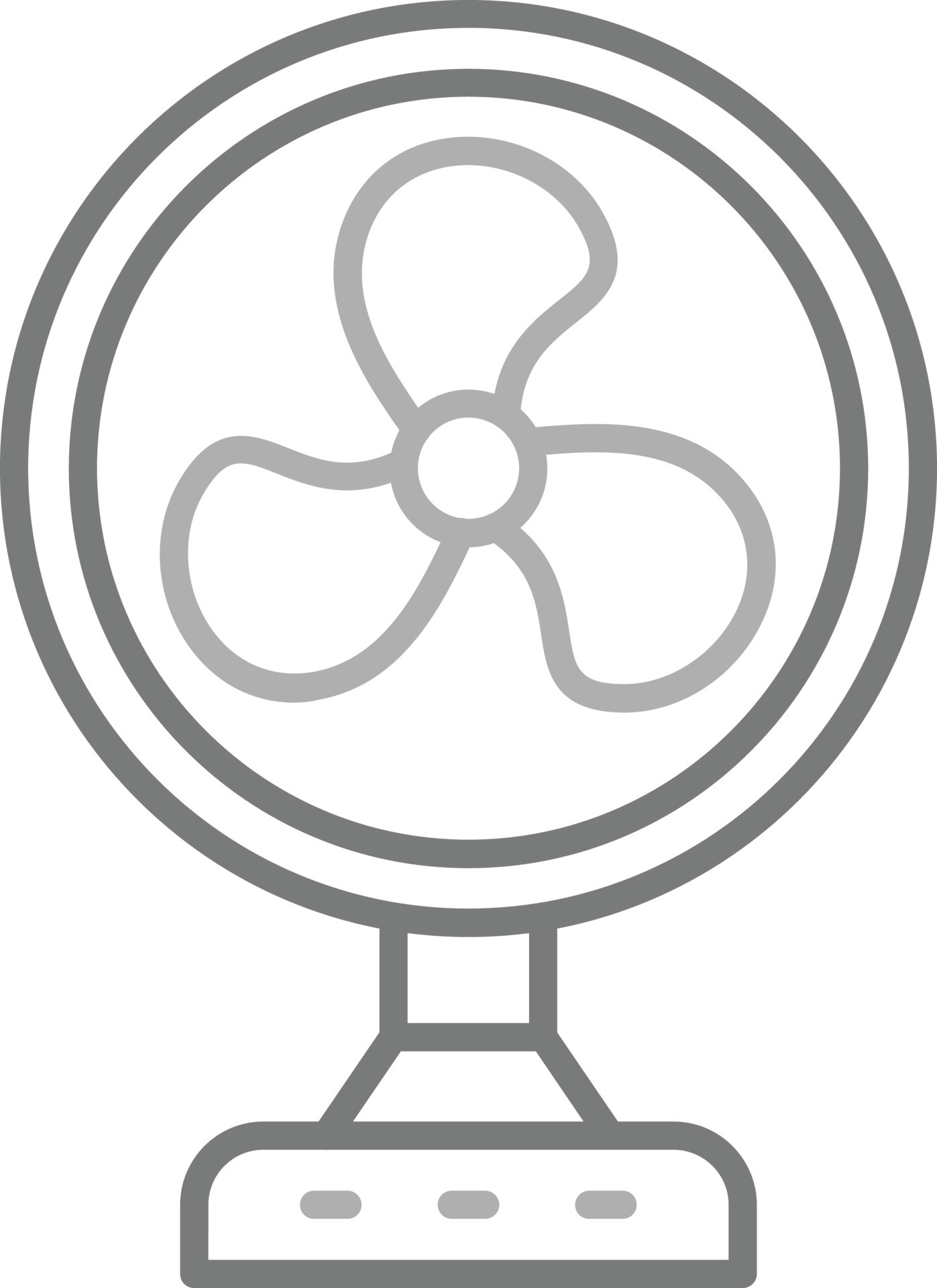Stand Fan Greyscale Line Icon 10656264 Vector Art at Vecteezy