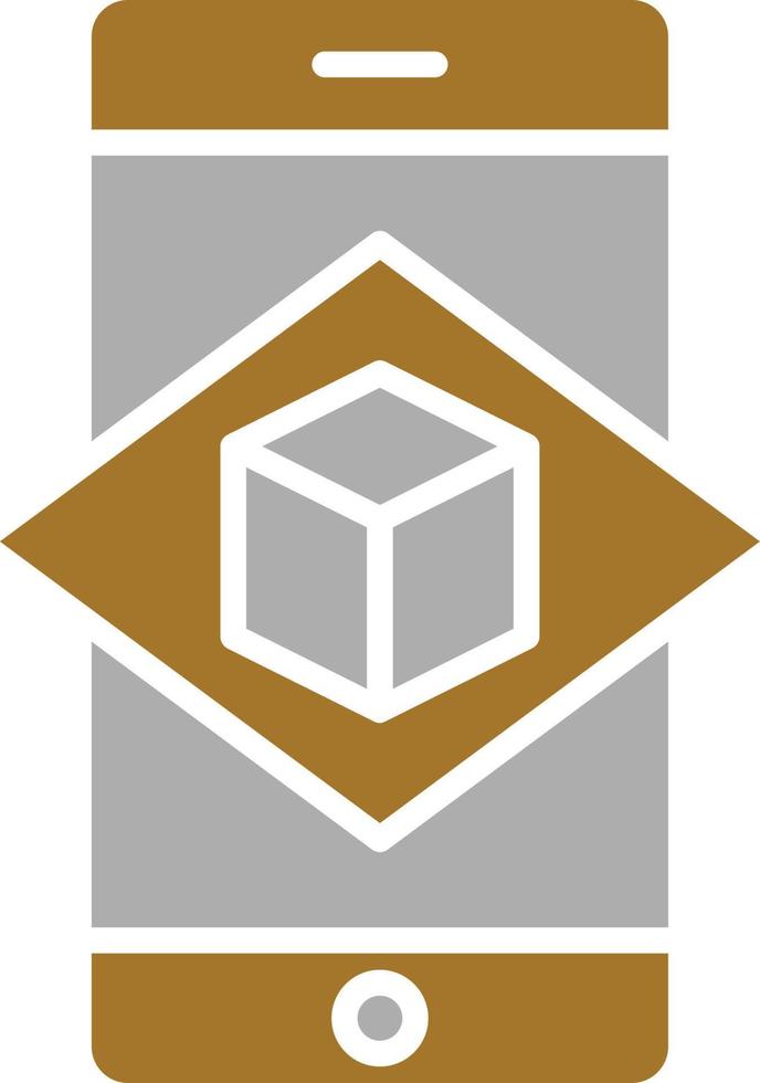 Augmented Reality Icon Style vector