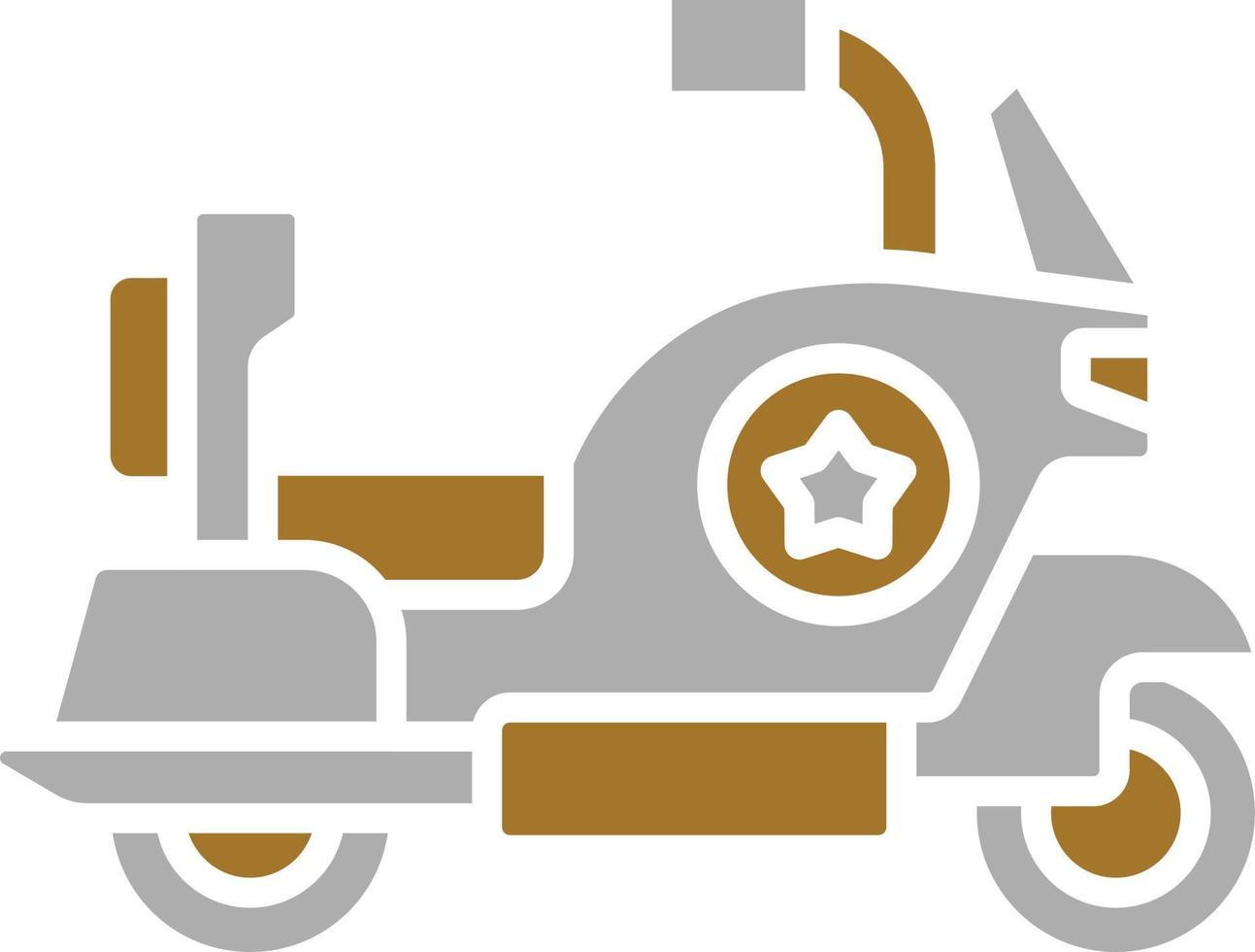 Motorbike Icon Style vector