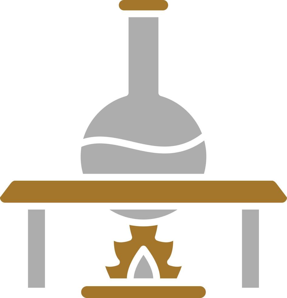 Bunsen Burner Icon Style vector