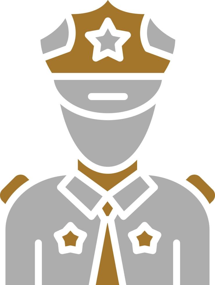 Security Guard Icon Style vector