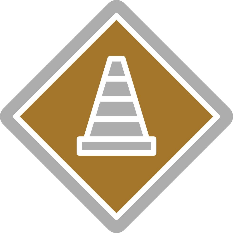 Road Work Icon Style vector