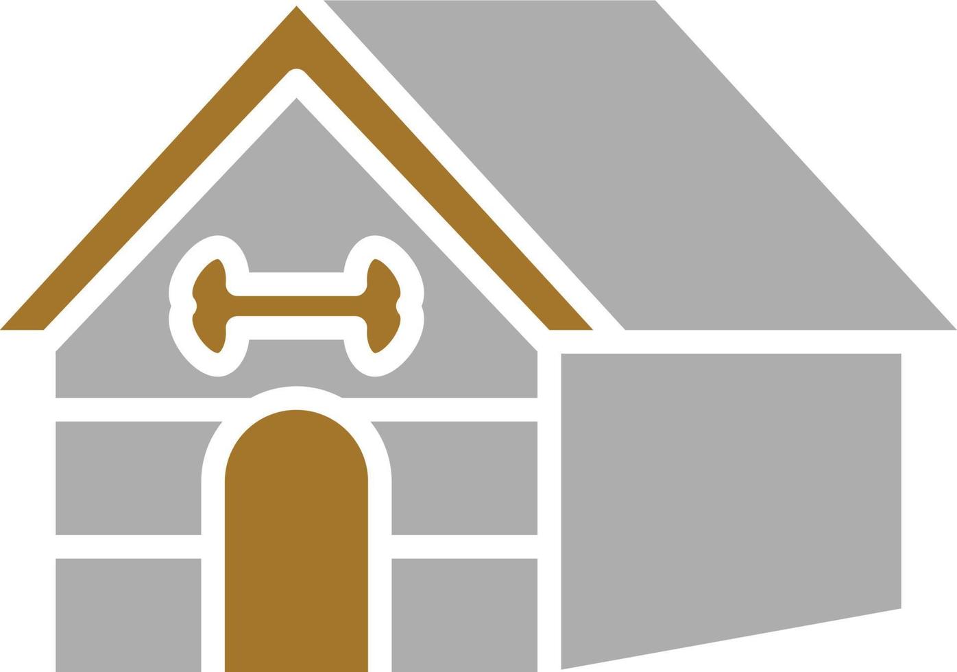 Pet House Icon Style vector