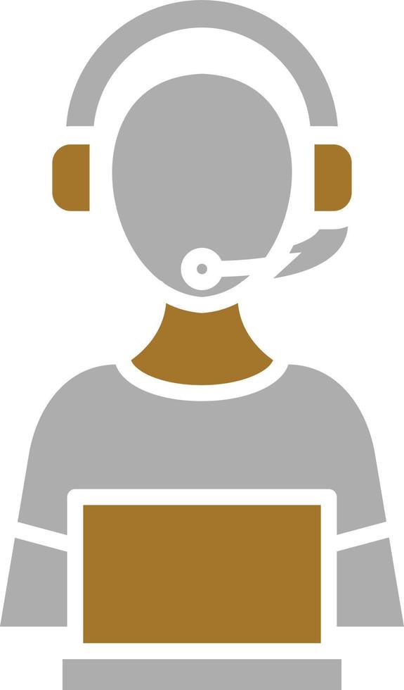 Customer Support Icon Style vector