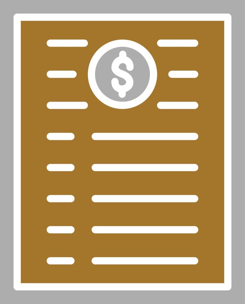 Price List Icon Style vector