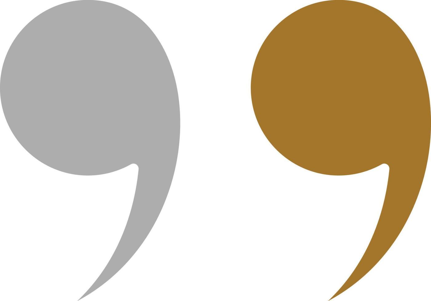 Quotes Icon Style vector