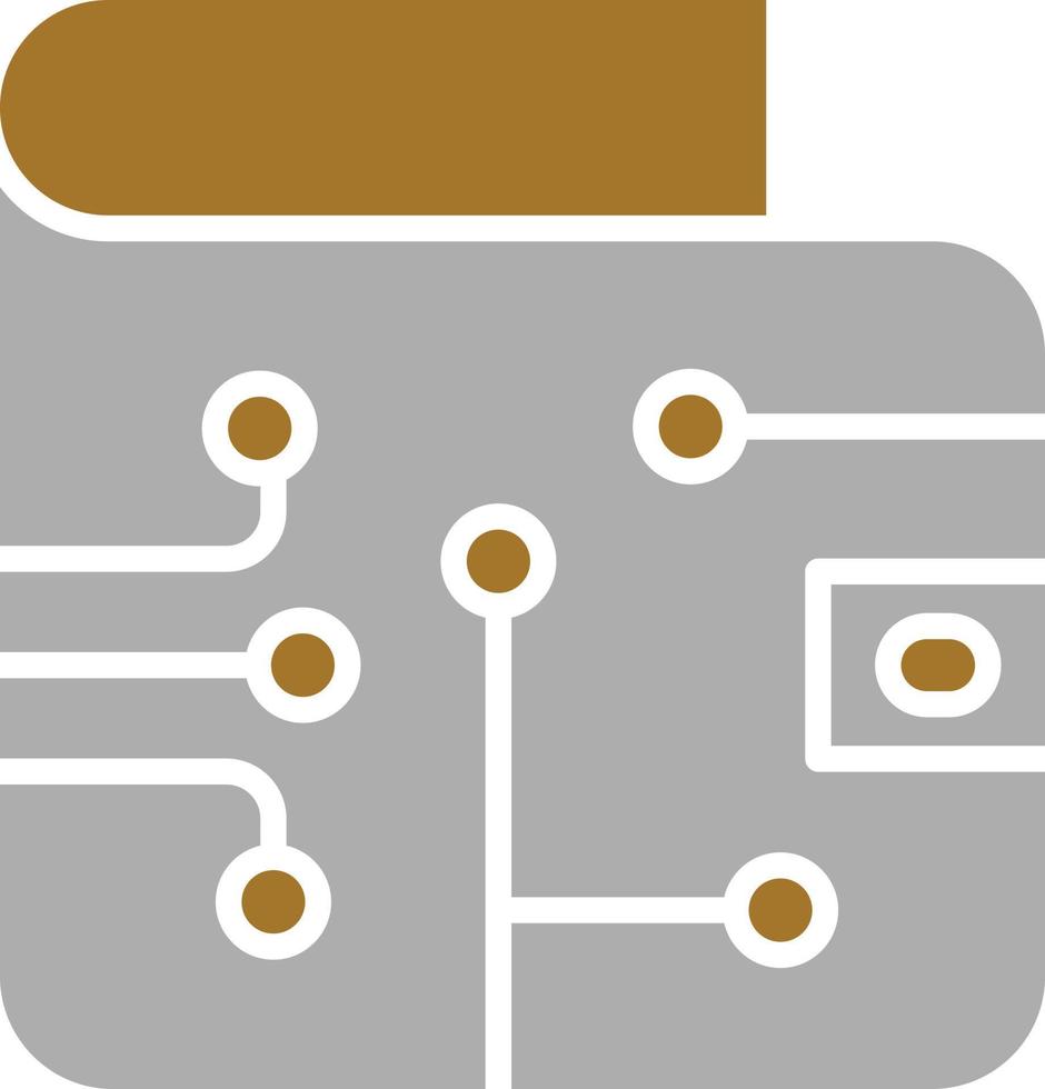 Digital Wallet Icon Style vector