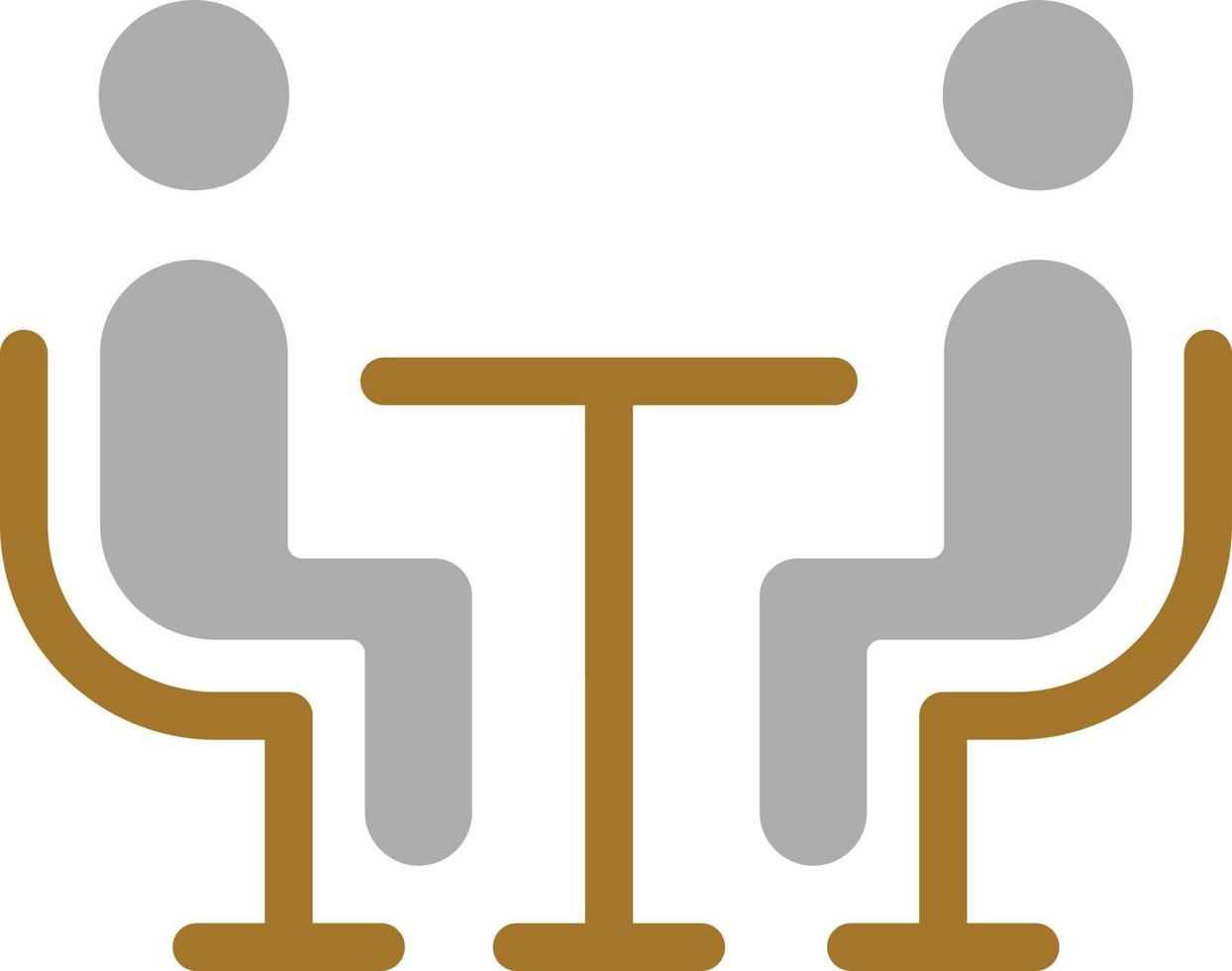 Interview Icon Style vector