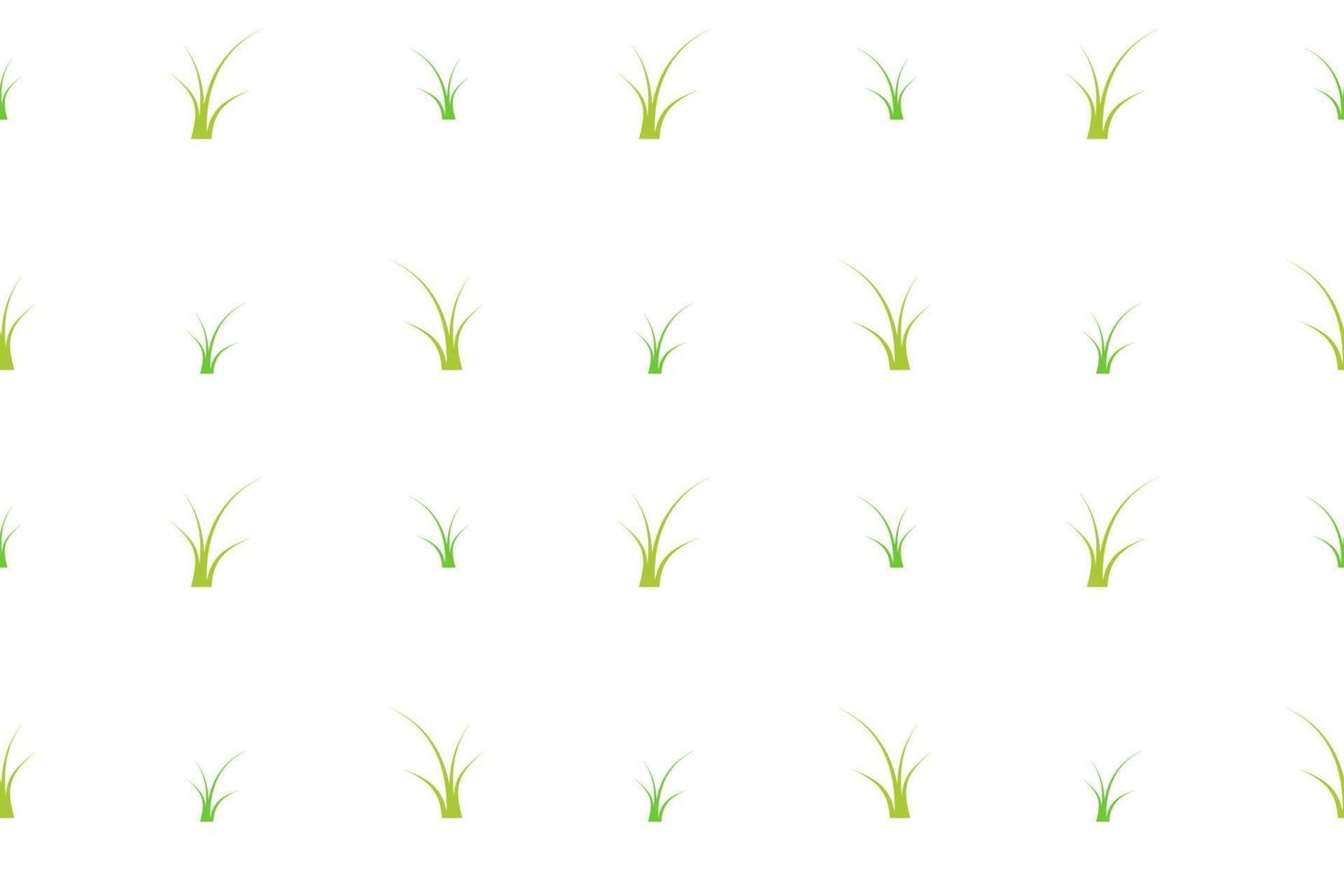 cute grass pattern vector
