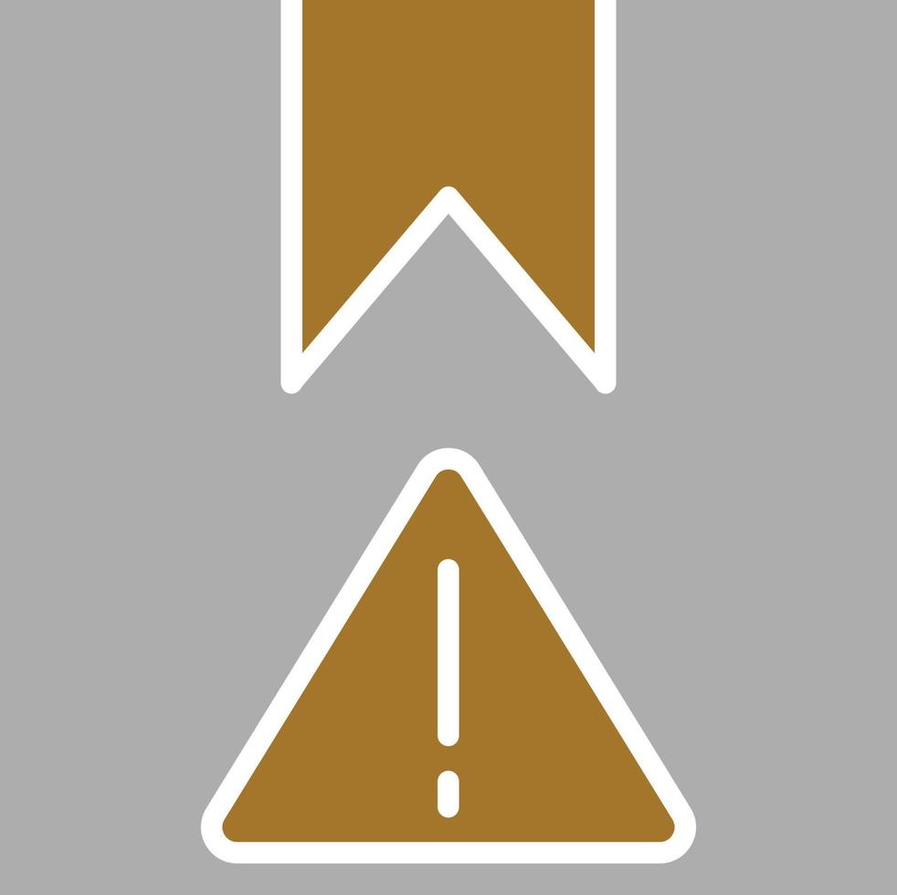 Delivery Warning Icon Style vector