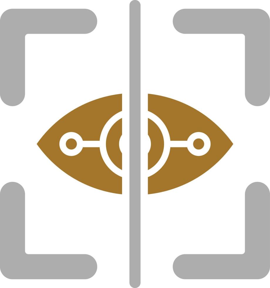 Eye Tracking Icon Style vector