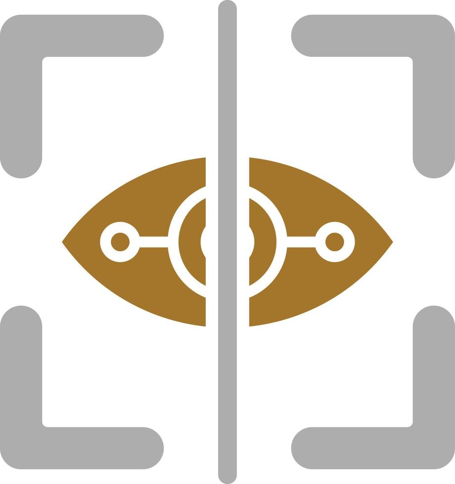 Eye Tracking Icon Style vector