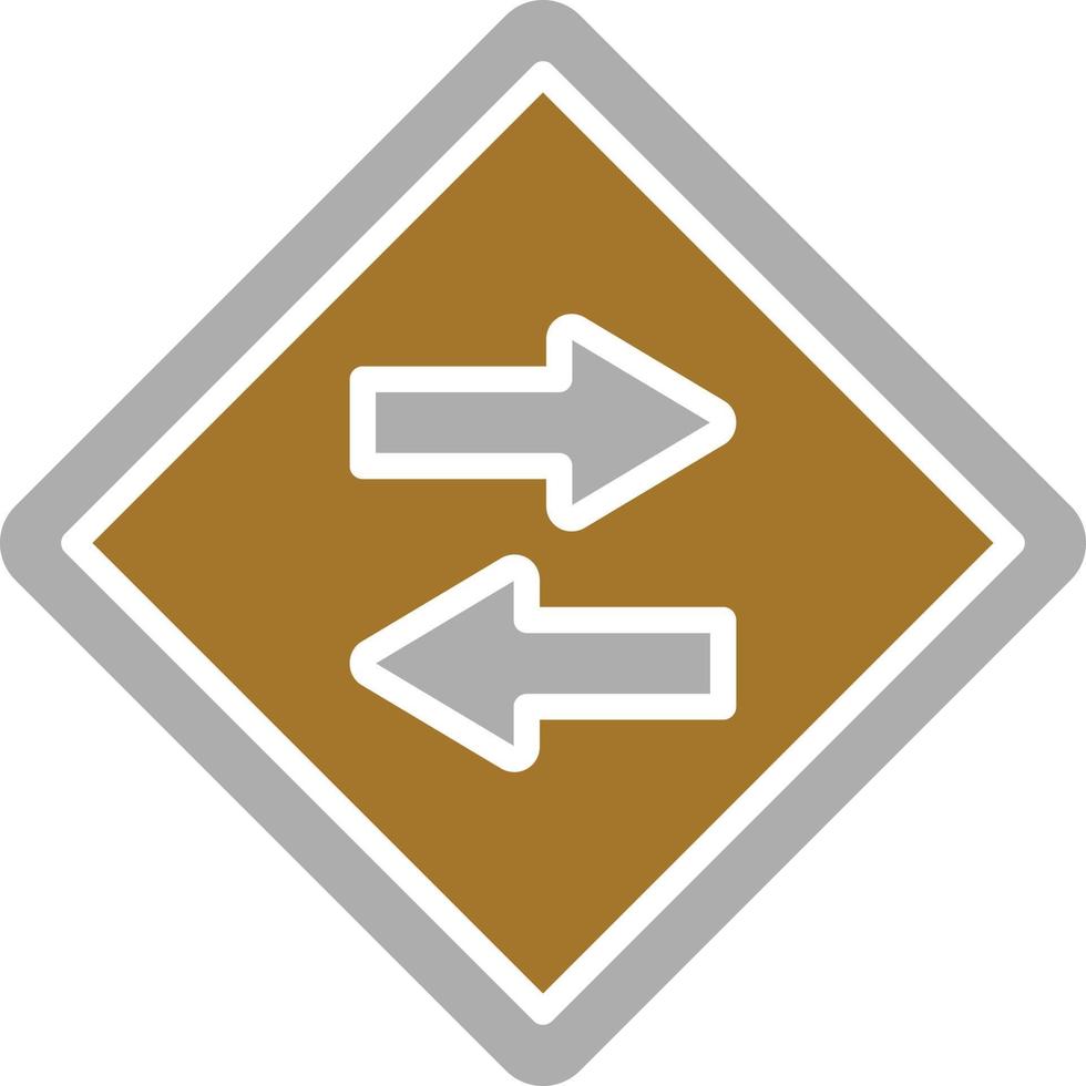 Two Way Icon Style vector