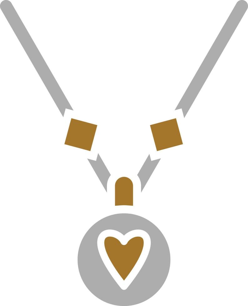 Necklace Icon Style vector