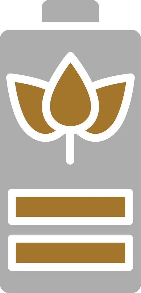 Eco Battery Icon Style vector