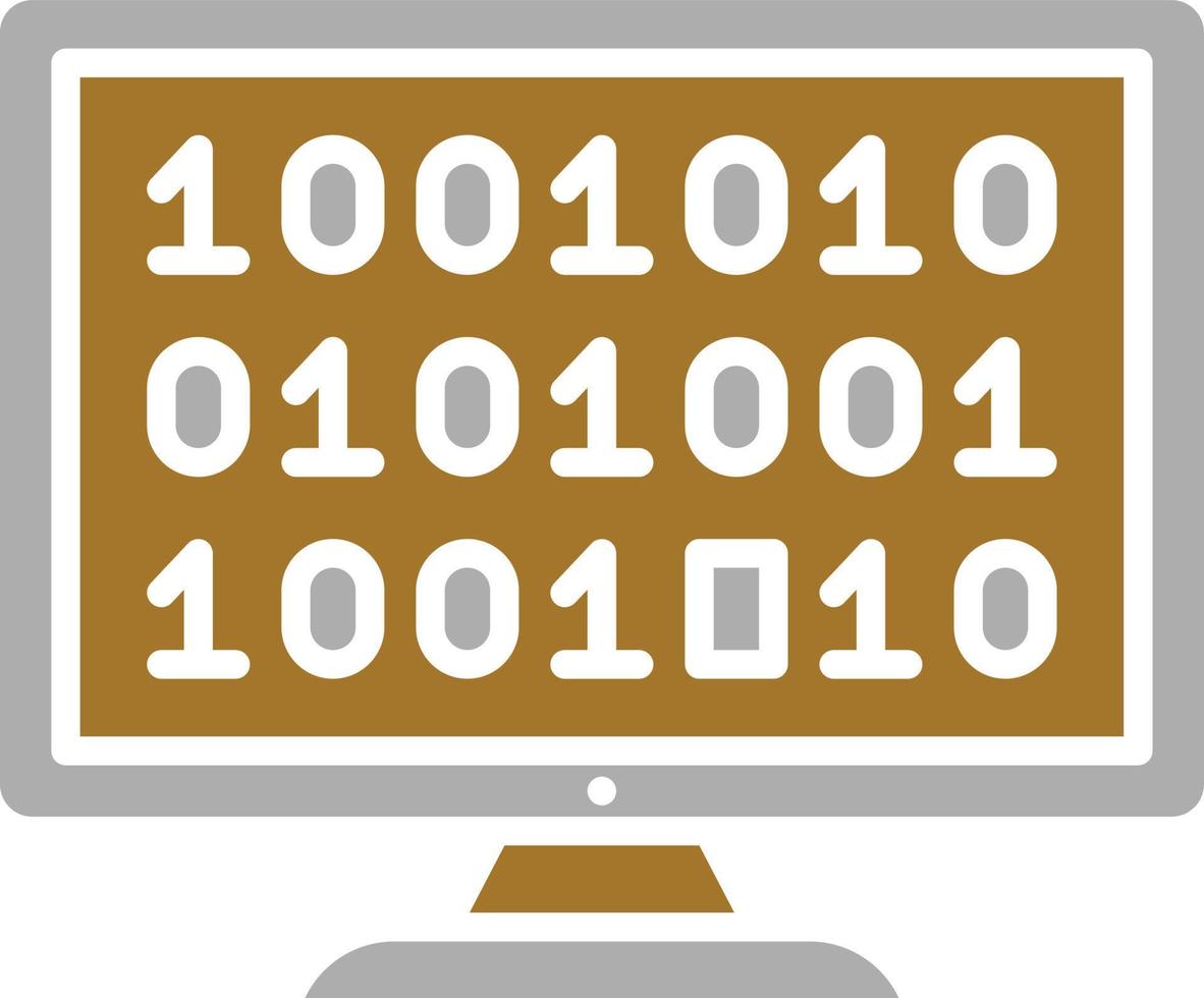 Hack Code Icon Style vector