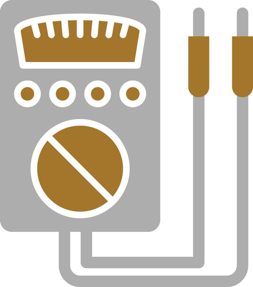 Voltmeter Icon Style vector