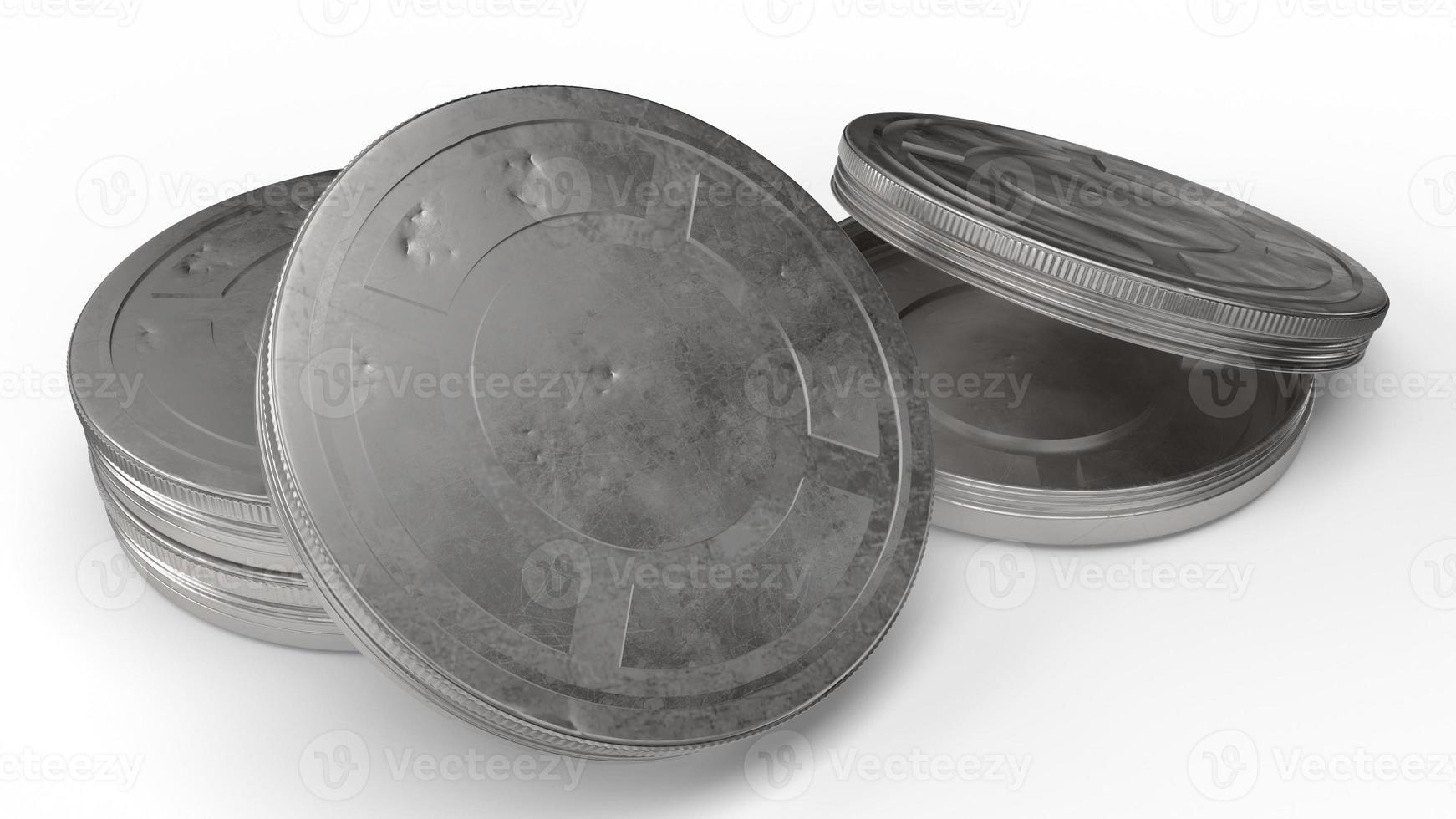 film reel cases on white background 3d rendering for behind the scene  content. 10658631 Stock Photo at Vecteezy
