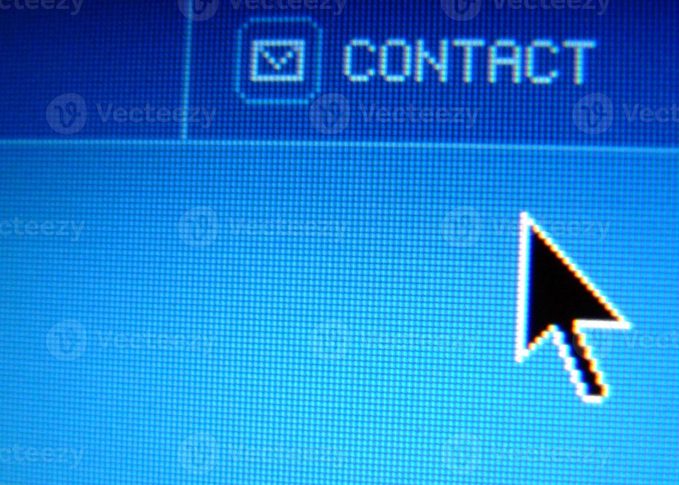 contact button arow photo