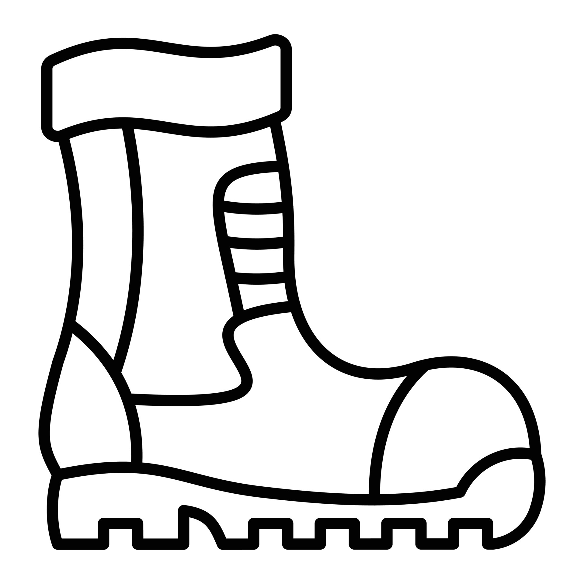 Firefighter Boots Line Icon 10659601 Vector Art at Vecteezy