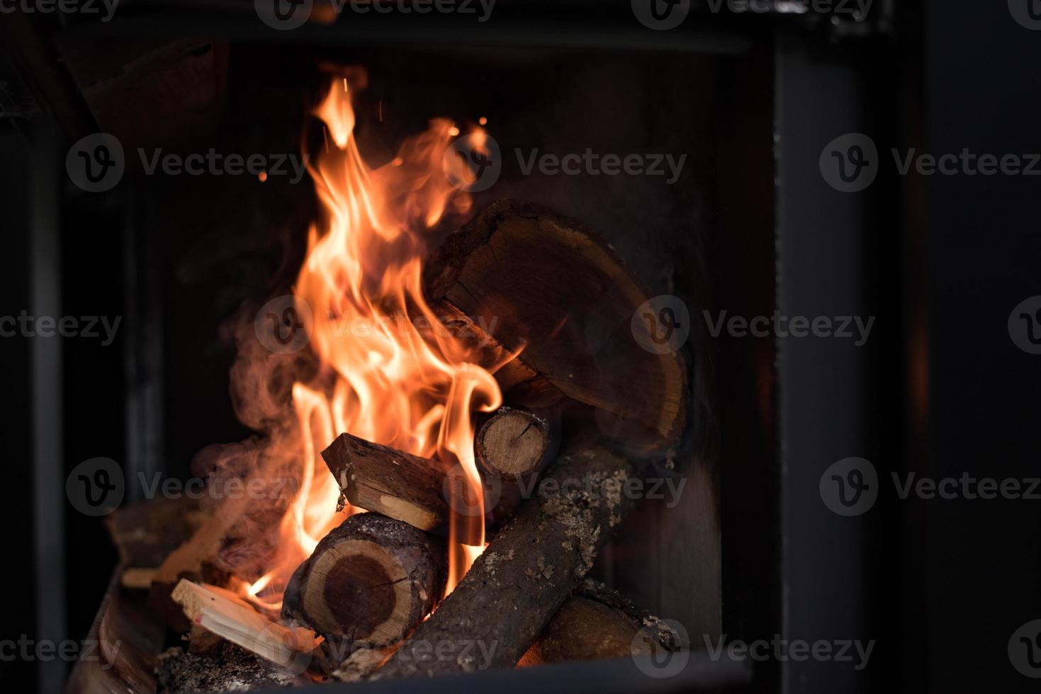 fireplace view closeup photo