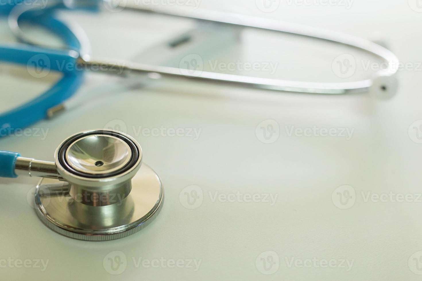 medical tool on table close up image background. photo