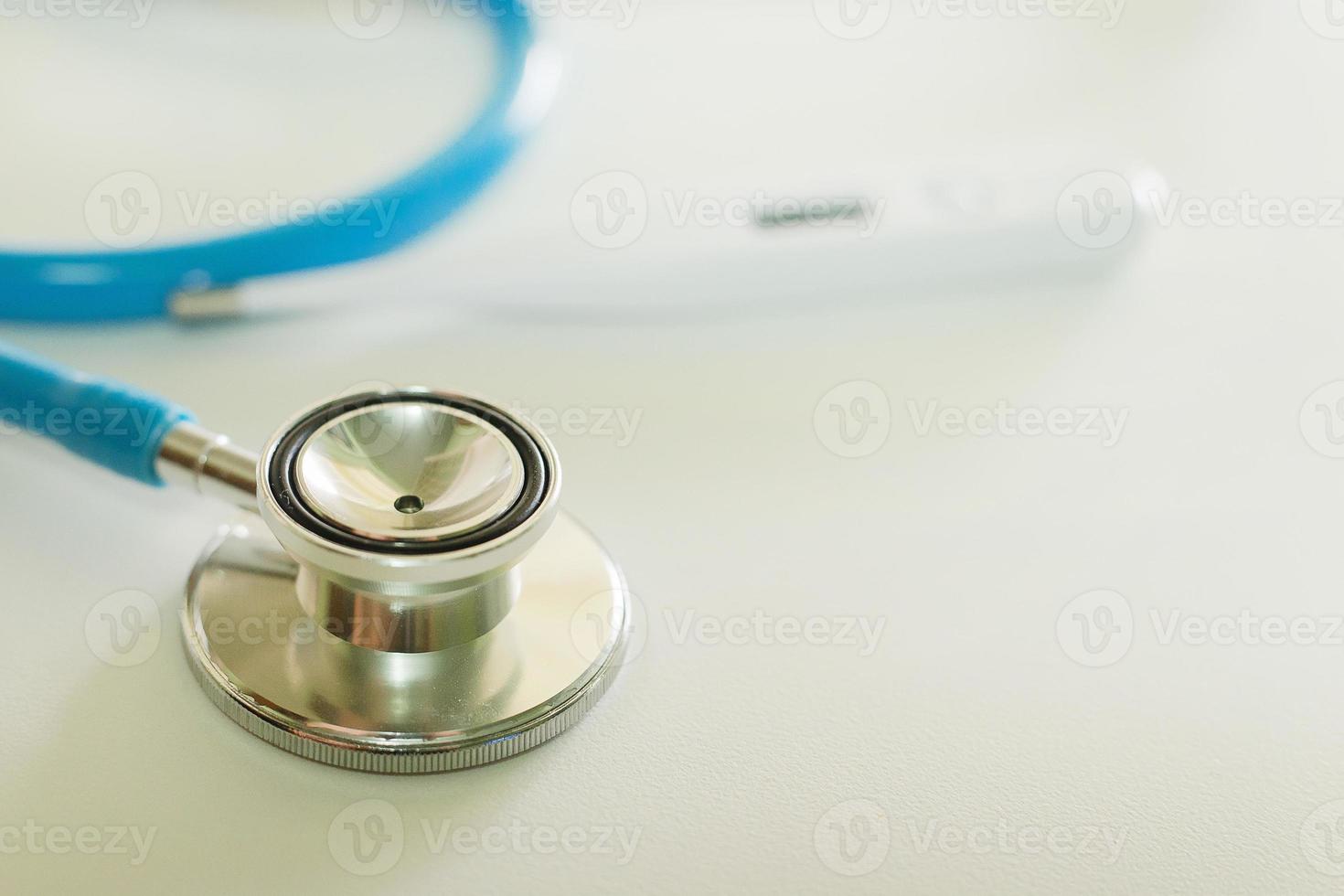 medical tool on table close up image background. photo