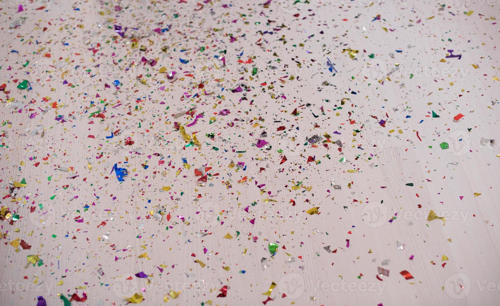 romantic young  couple celebrating  party with confetti photo