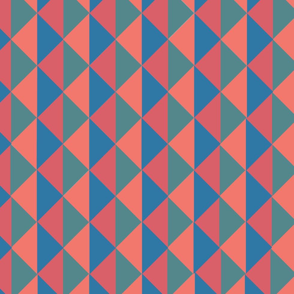 A pattern of multicolored triangles in an abstract style.  Vector image for use in packaging paper design or as a background