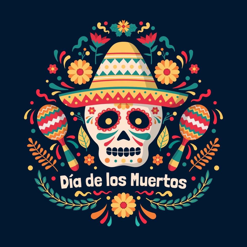 Dia de Muertos Background vector