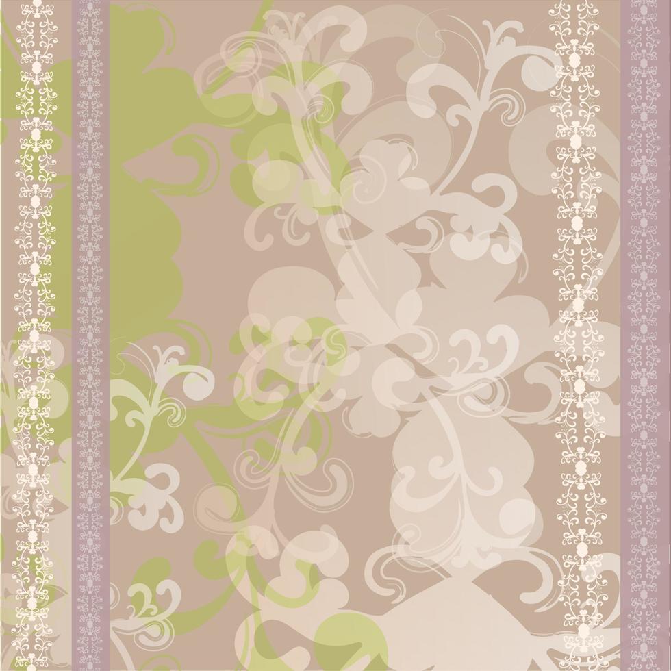 Wedding style scrapbooking paper in light lilac color with lilac tracery vector