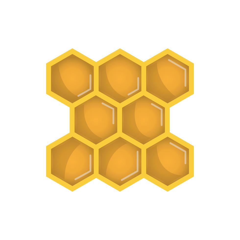 Honeycomb icon for web, mobile and infographics. Hand drawn honeycomb and bee icon vector