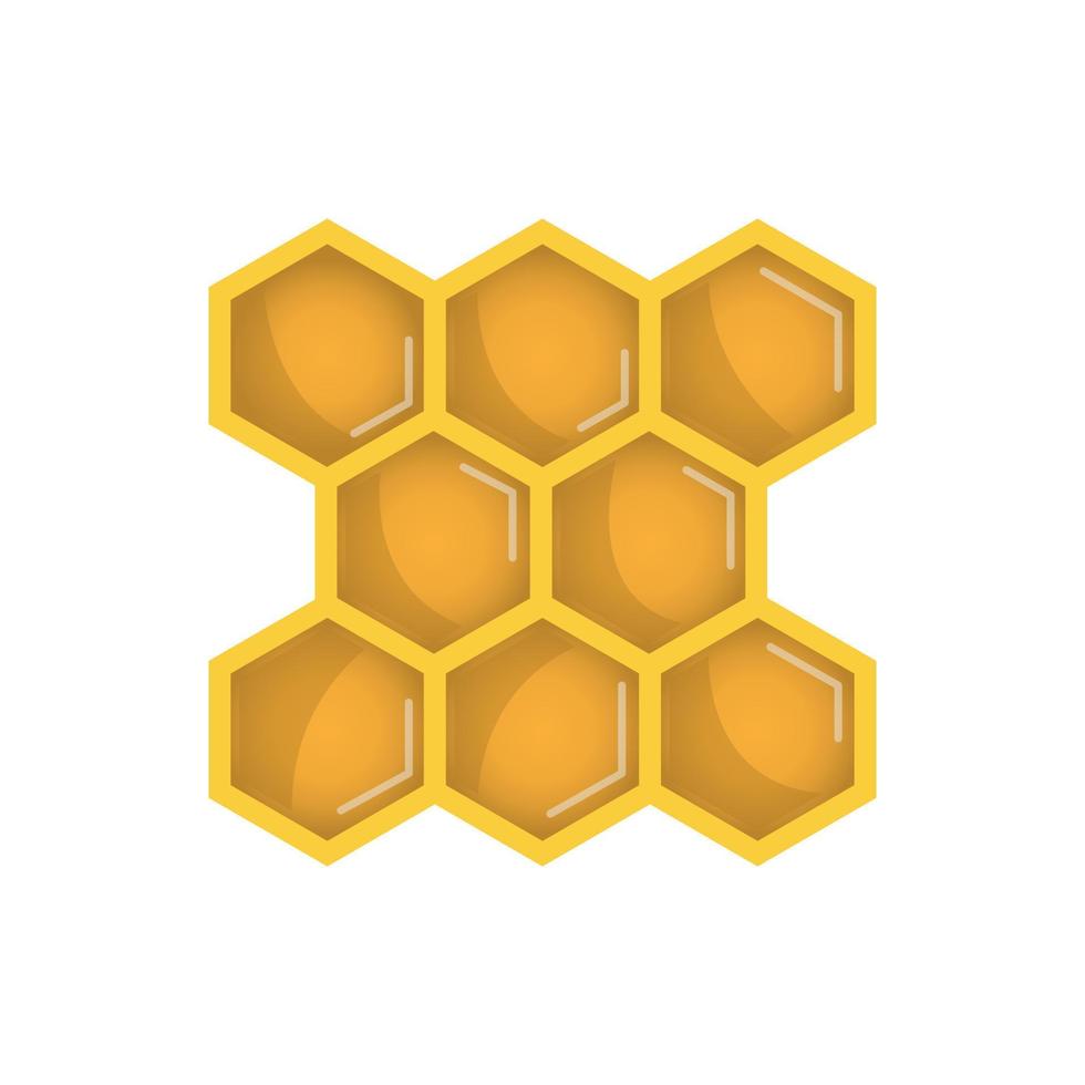 Honeycomb icon for web, mobile and infographics. Hand drawn honeycomb and bee icon vector