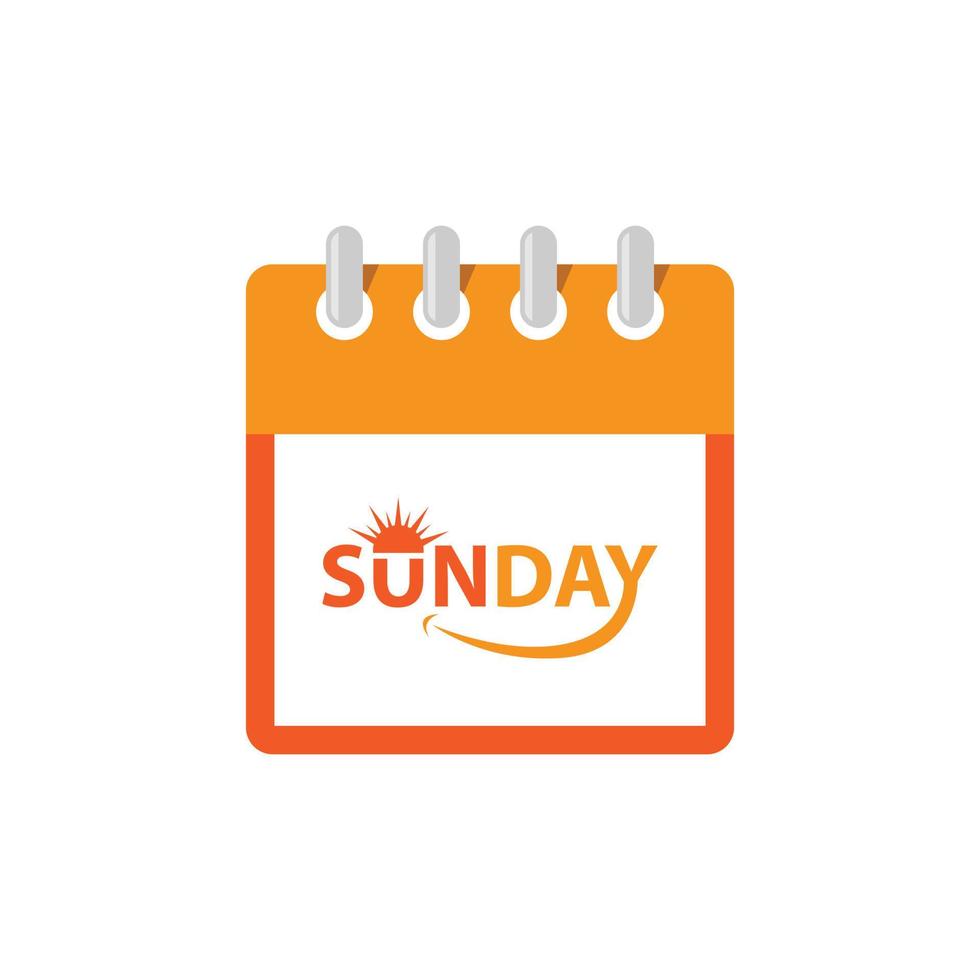 calendar icons for web design, calendar symbol, Sunday or holidays flat calendar vector