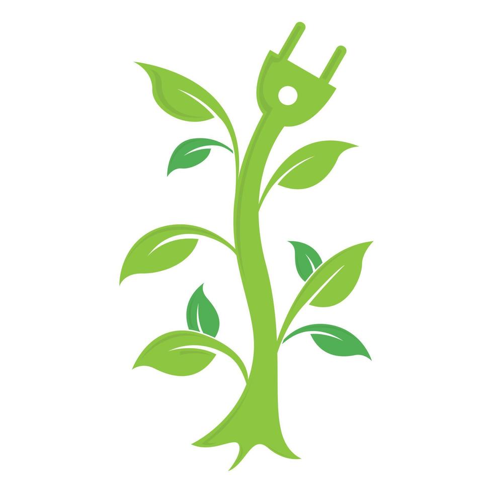 I letra ecología naturaleza elemento vector icono. diseño de logotipo de vector de icono de letras