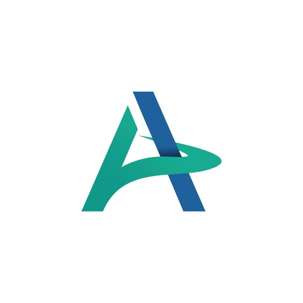 Initial letter A logo design template vector