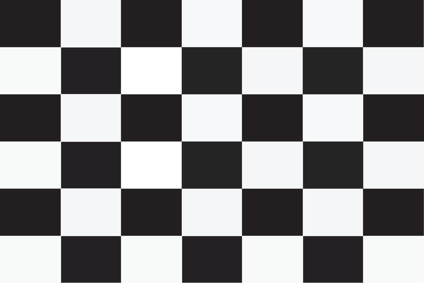 checkerboard pattern on black and white background vector