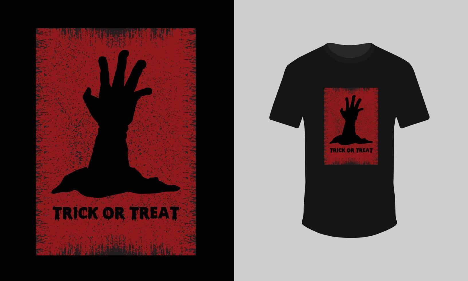 Halloween t shirt design, horror t shirt design, red black t shirt vector