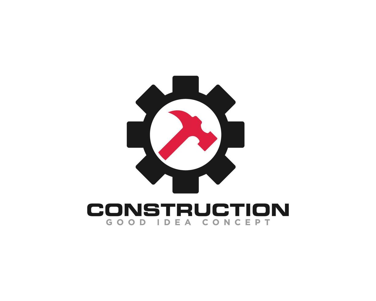 vector de diseño de icono de logotipo de edificio de construcción