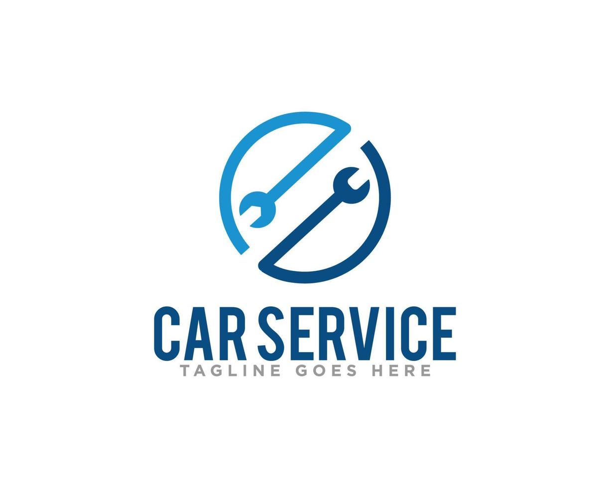 vector de diseño de logotipo de servicio de coche