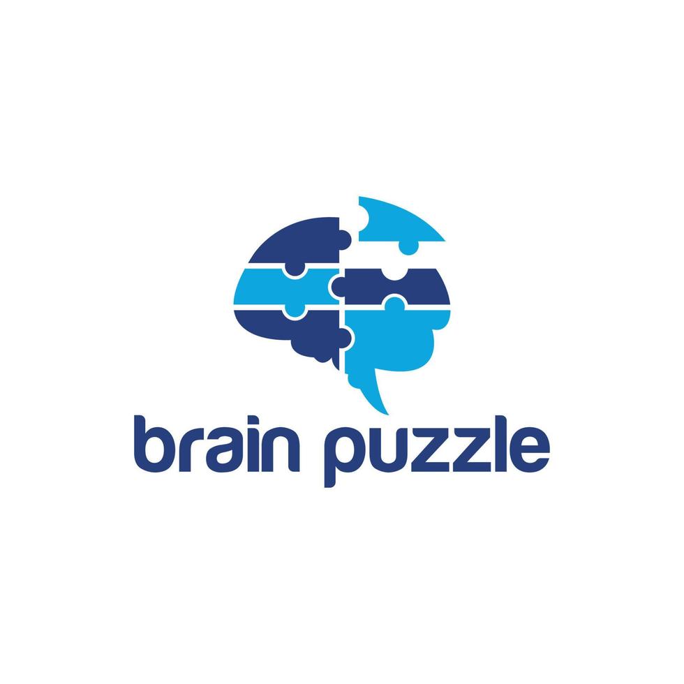 Brain Idea Logo Design Vector