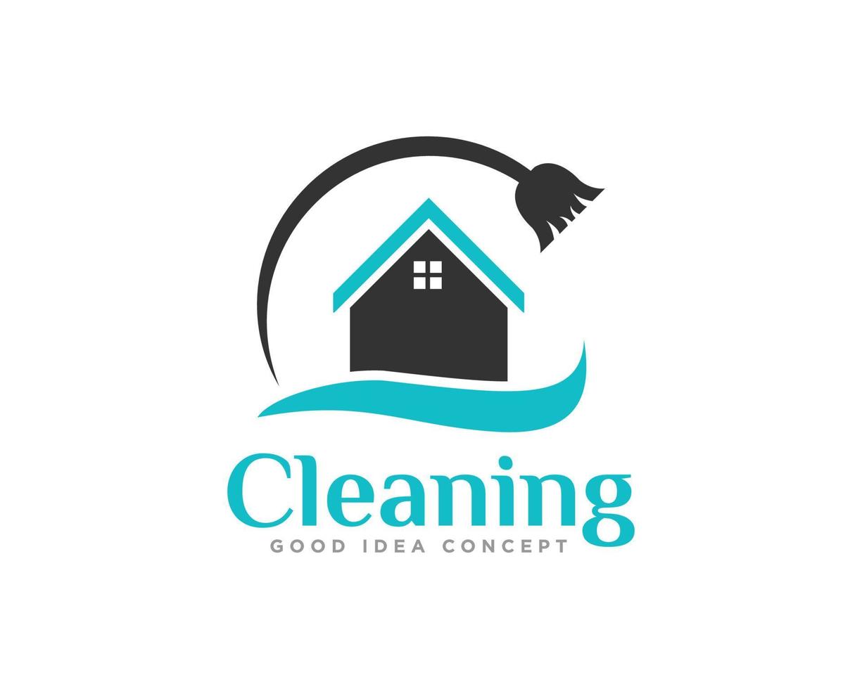 Cleaning Logo Icon Design Vector