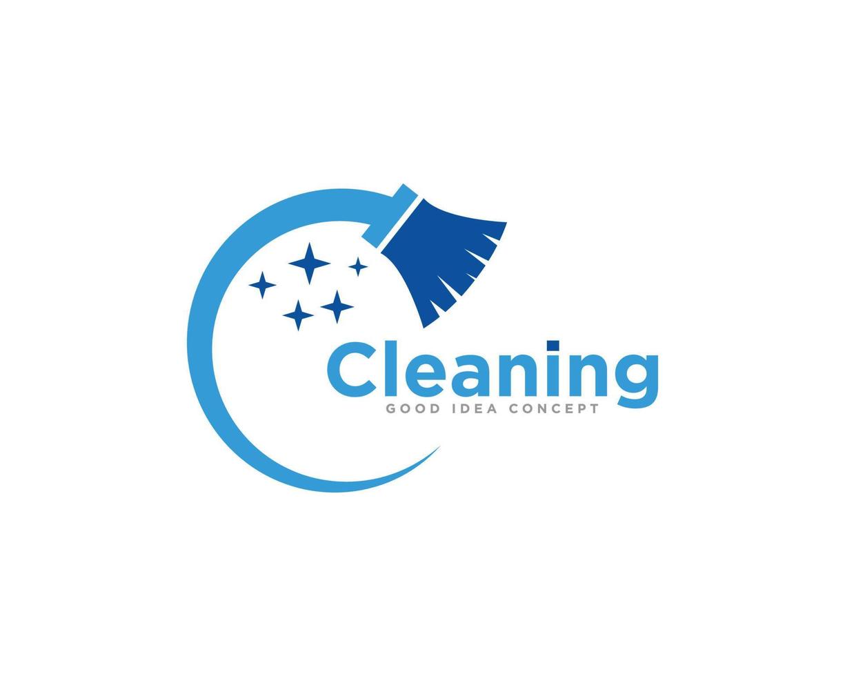 Cleaning Logo Icon Design Vector