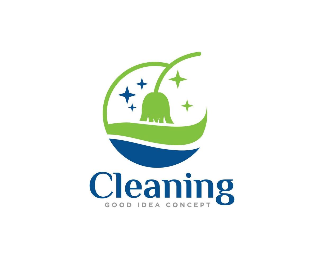 Cleaning Logo Icon Design Vector