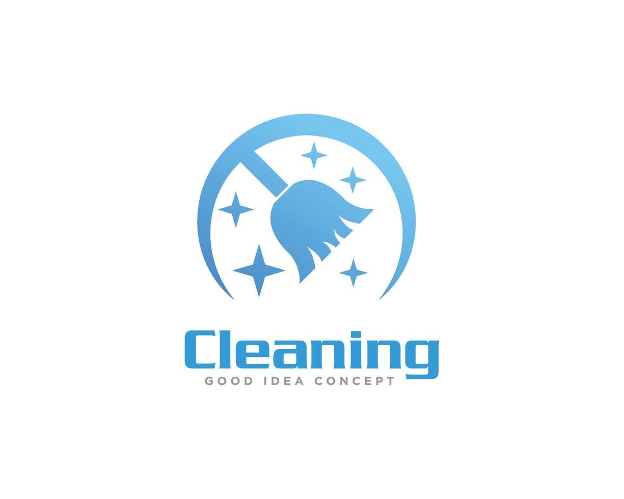 Cleaning Logo Icon Design Vector