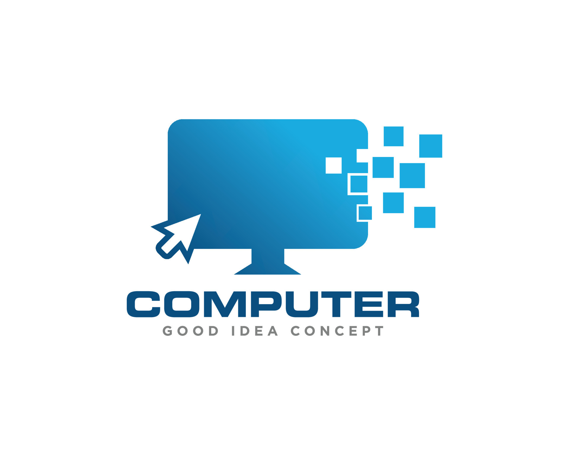 Computer Technology Logo Icon Design Vector 10664754 Vector Art at Vecteezy
