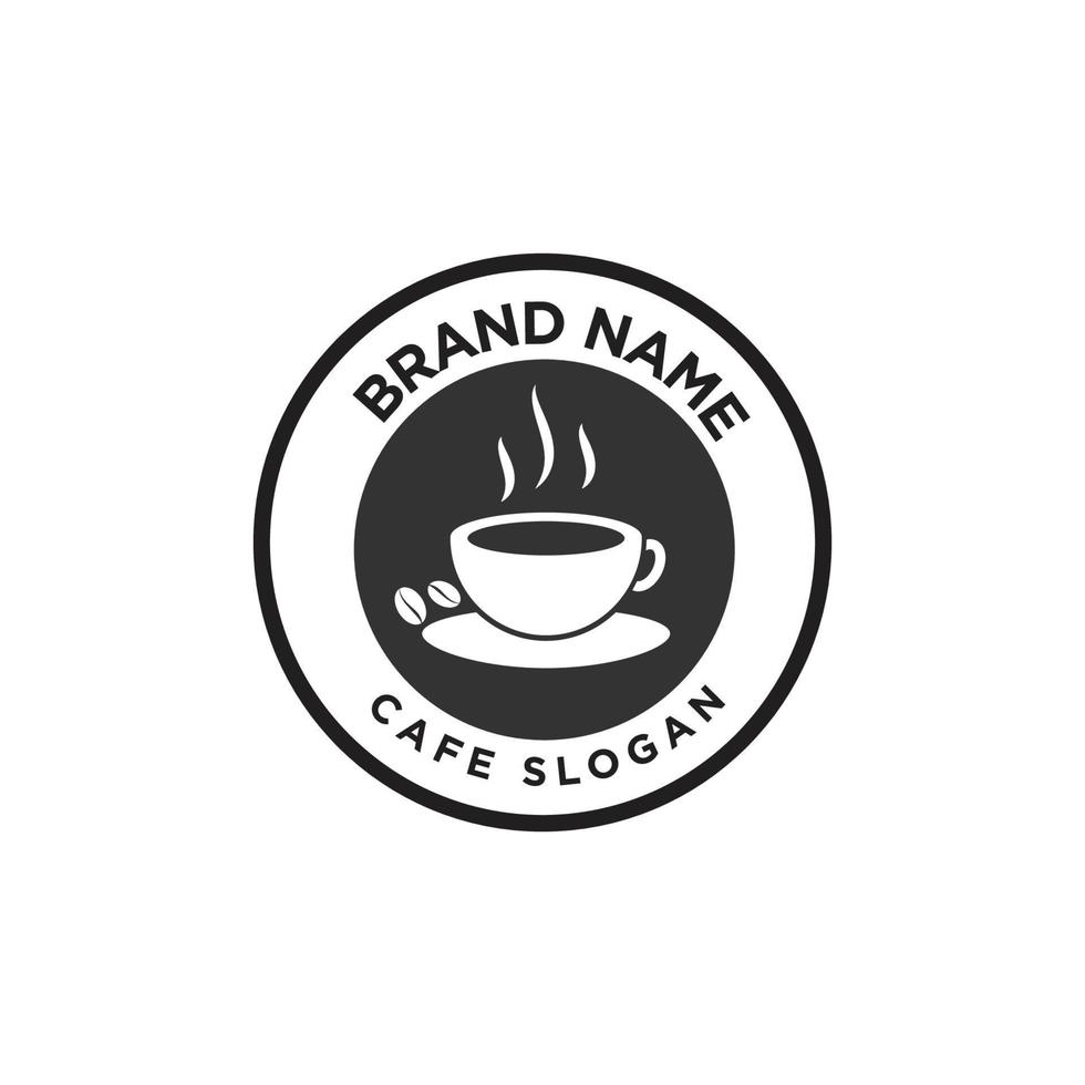 vector de diseño de icono de logotipo de café