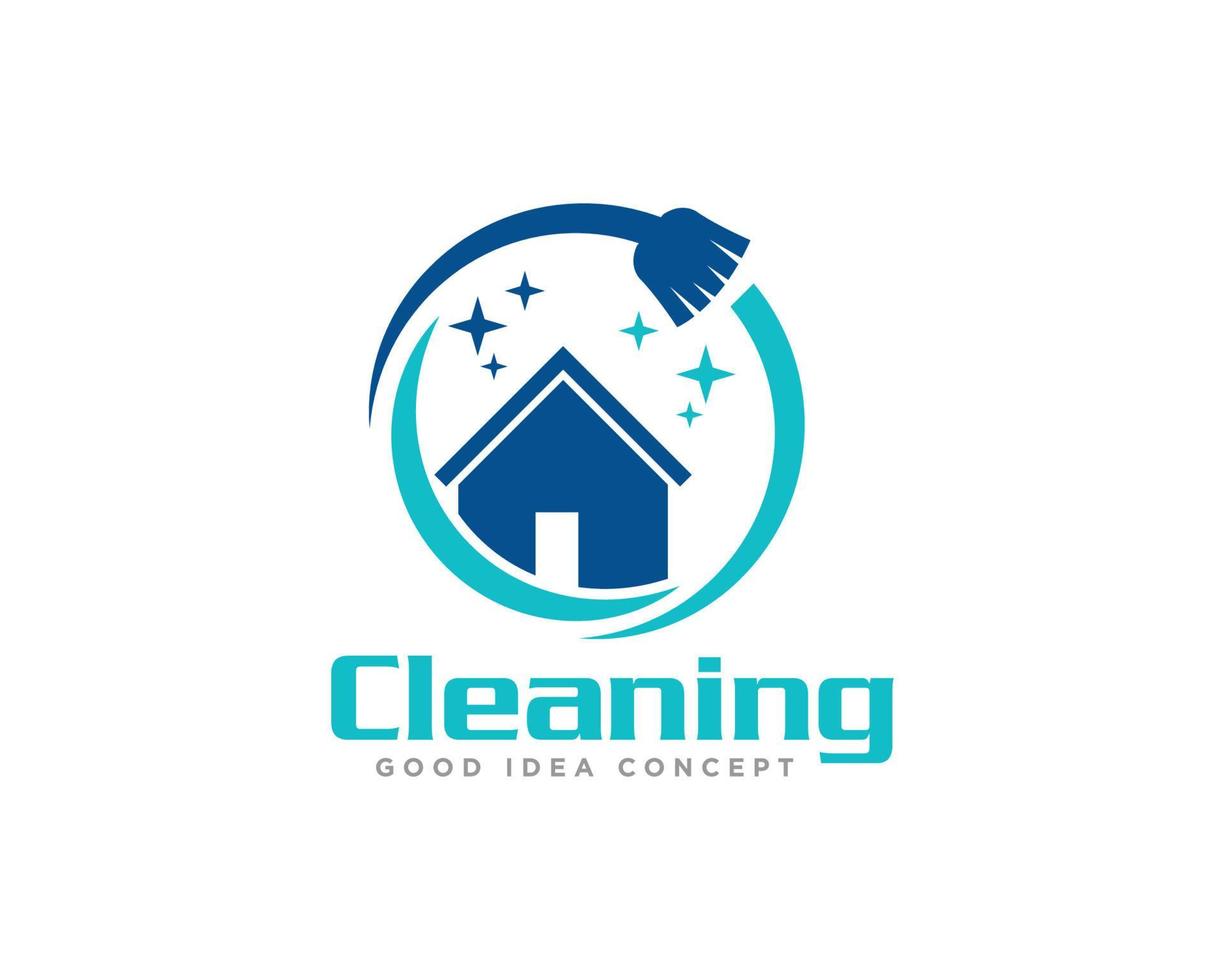 Cleaning Logo Icon Design Vector